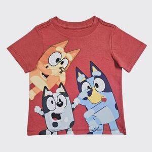 Red Bluey Themed T-shirt , 4T NWT